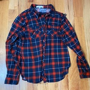 Red and blue flannel